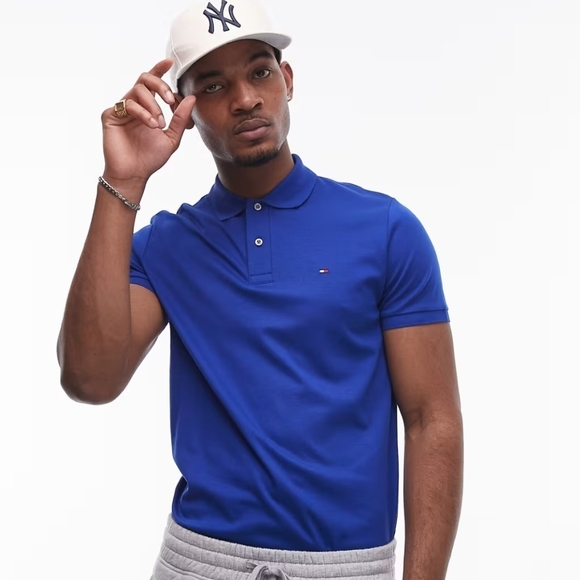 Tommy Hilfiger Other - Tommy Hilfiger Vibrant Blue Polo, Mens Large 100% Cotton